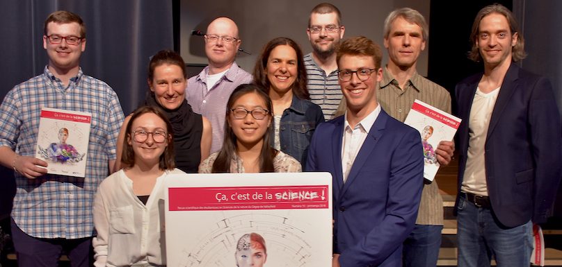 comite de redaction revue scientifique 2019 du Cegep de Valleyfield photo courtoisie ColVal