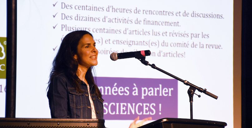 devoilement revue scientifique 2019 Helene_Levesque photo via ColVal