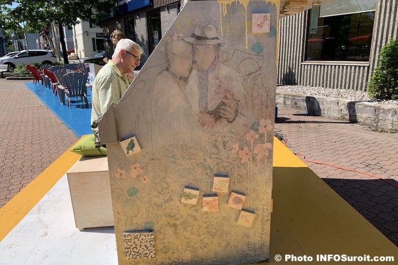 Beauharnois decor piano public Place ephemere Place du Marche photo INFOSuroit