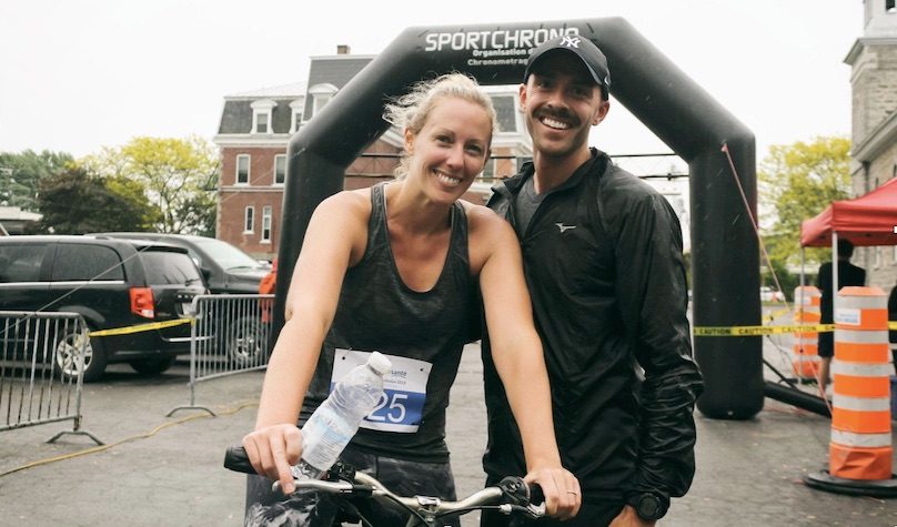 Defi Vert la sante Bike and Run CardioGo 2019 couple participant photo courtoisie Zel