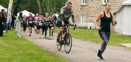 Defi Vert la sante Bike and Run CardioGo 2019 photo via St-Louis-de-Gonzague