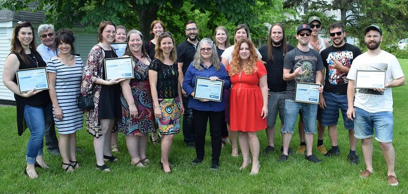 Recipiendaires Fonds culturel 2019 photo via MRC Beauharnois-Salaberry