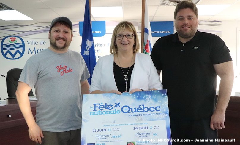 Stephane_Yelle de Yelo_Molo Lise_Michaud et Patrick_Lalonde mai2019 photo JH INFOSuroit