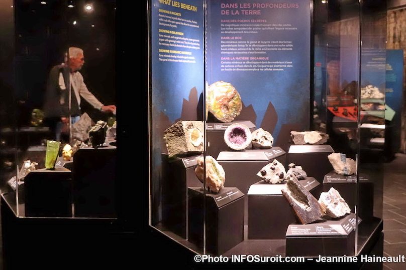 expo Mineraux a Pointe-du-Buisson musee Photo JH INFOSuroit