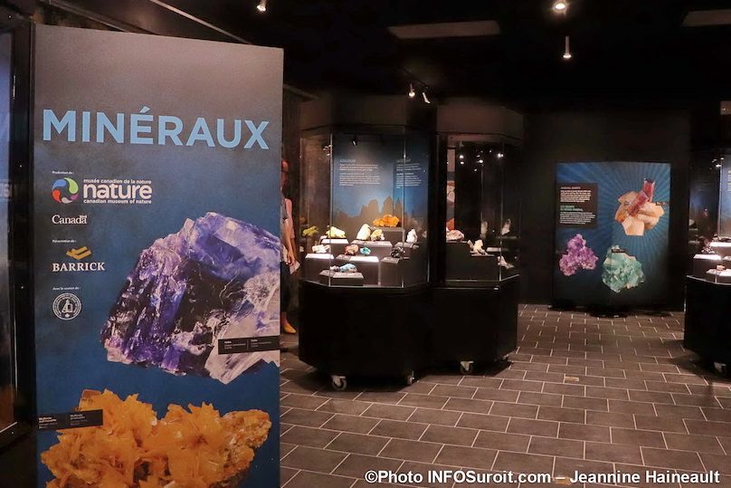 exposition Mineraux au musee Pointe-du-Buisson photo JH INFOSuroit