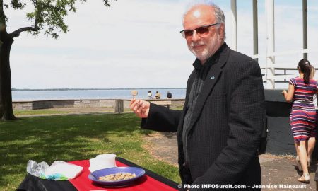 fete gourmande 2019 annonce maire BTremblay degustation photo JH INFOSuroit