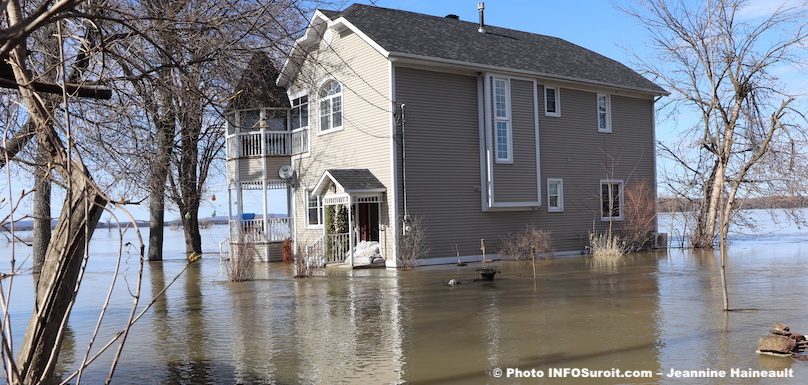 maison inondee Vaudreuil-Dorion inondation printemps 22avril2019 photo JHaineault INFOSuroit