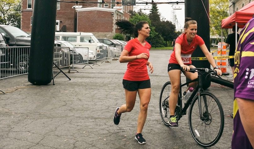 participantes Defi Vert la sante Bike and Run CardioGo photo via St-Louis-de-Gonzague