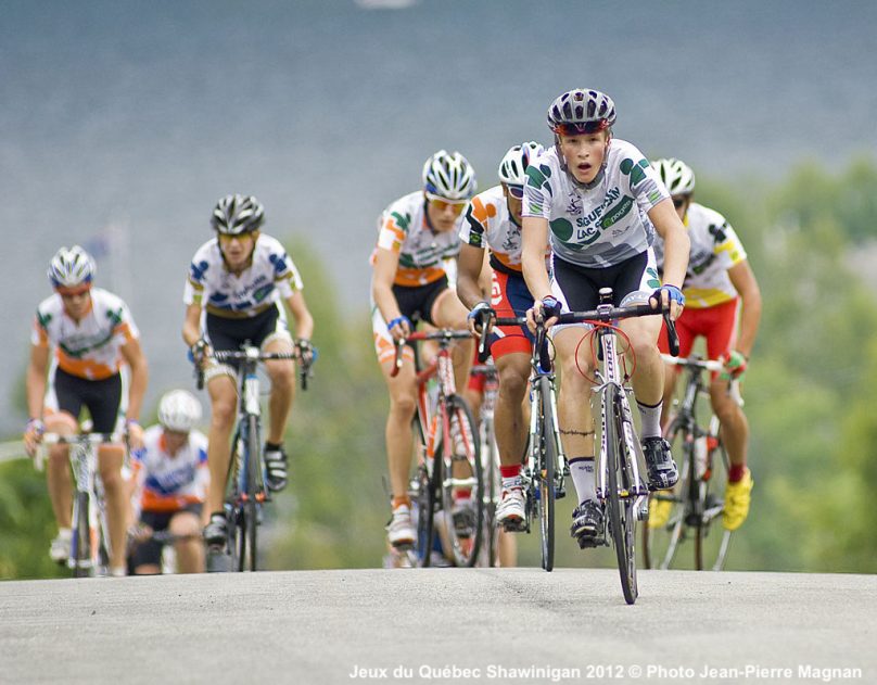 Jeux du Quebec Shawinigan 2012 epreuve velo Credit photo Jean-Pierre_Magnan via FlickR et CC