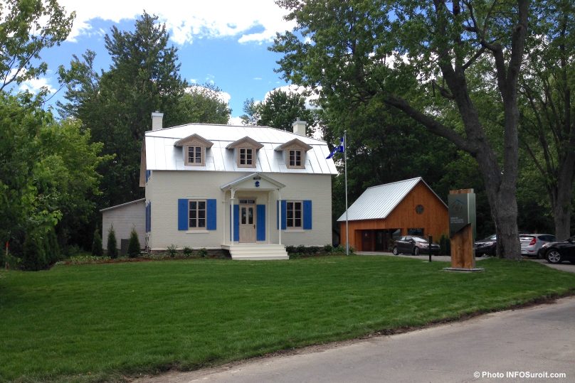 Maison Felix_Leclerc de Vaudreuil-Dorion face lac des Deux-Montagnes photo INFOSuroit