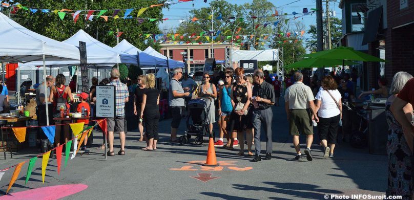 Place Dumont a Vaudreuil-Dorion site festival Artefact 2018 photo INFOSuroit