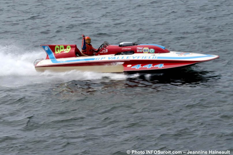 Vintage regates Valleyfield 2019 Marc_Theoret avec bateau GP-444 de son pere photo JH INFOSuroit