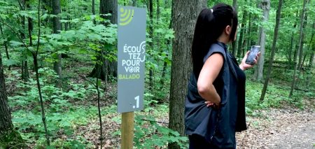 balado dans sentier Pointe-du-Buisson a Beauharnois photo courtoisie PdB