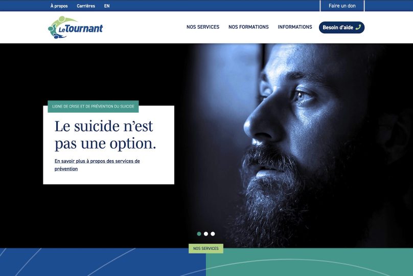 capture ecran nouveau site Web LeTournant_org 30072019