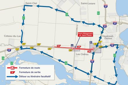 carte-fermeture-autoroute-20-a-Les-Cedres-detours-carte-via-MTQ