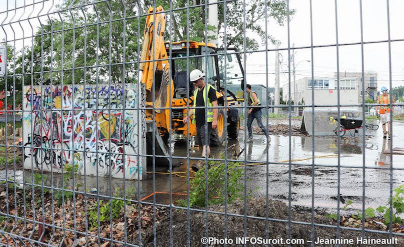 construction nouveau skatepark a Chateauguay juil2019 photo JH INFOSuroit