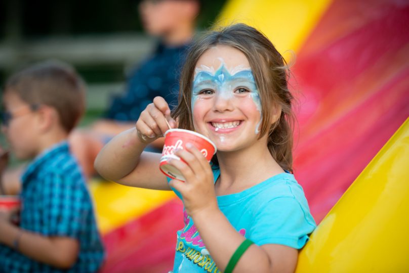 coop Unifrontieres fete familiale 2019 enfants maquillage photo courtoisie Coop