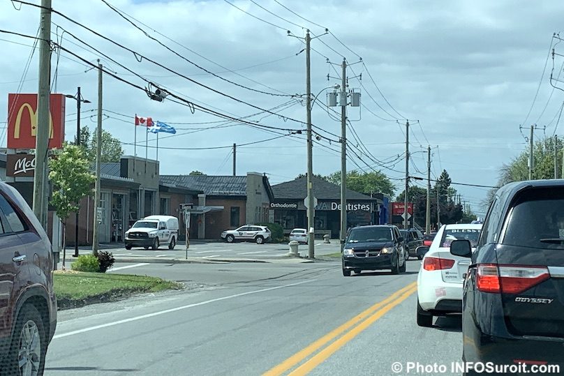 intersection chemin de la Beauce et boul Cadieux Beauharnois juil2019 photo INFOSuroit