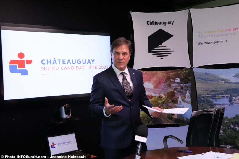 maire Chateauguay Pierre-Paul_Routhier jeux du Qc 18juil2019 photo JH INFOSuroit