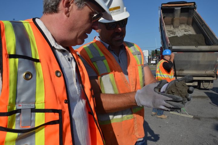 chantier refection boul Industriel Chateauguay photo courtoisie Ville Chateauguay