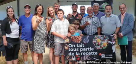 devoilement details Portes ouvertes sur les fermes 2019 Coteau-du-Lac photo JH INFOSuroit