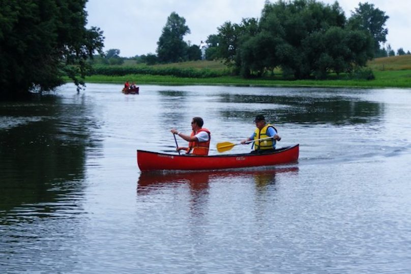 location embarcations nautiques a Sainte-Martine avec Scabric canot photo via MRC