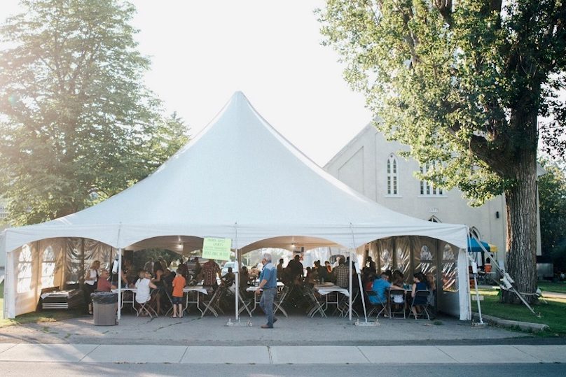 souper cotes levees chapiteau festival stephanois St-Etienne photo via MRC