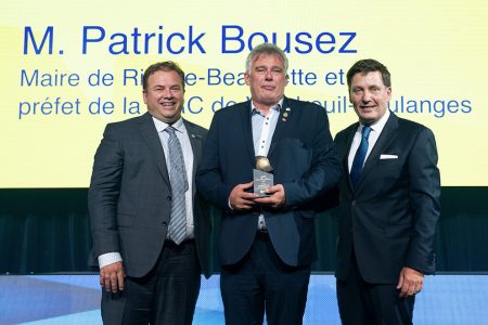 JacquesDemers PatrickBousez et PierreMoreau remise Prix Jean-Marie-Moreau 2019 photo courtoisie MRC