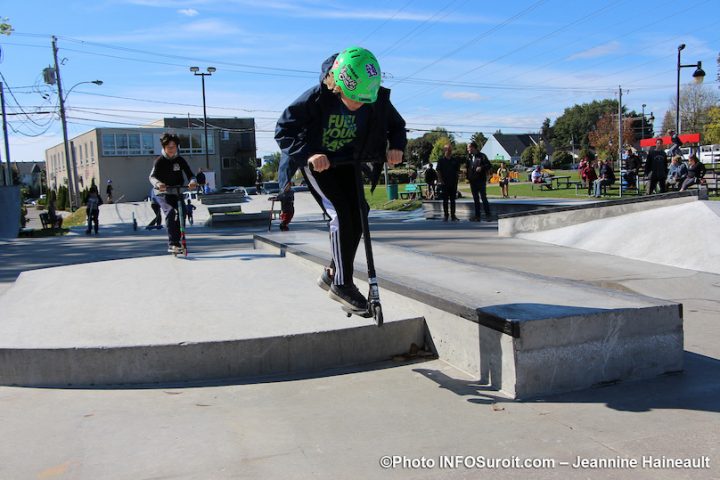 inauguration nouveau skatepark Chateauguay sept2019 photo JH INFOSuroit