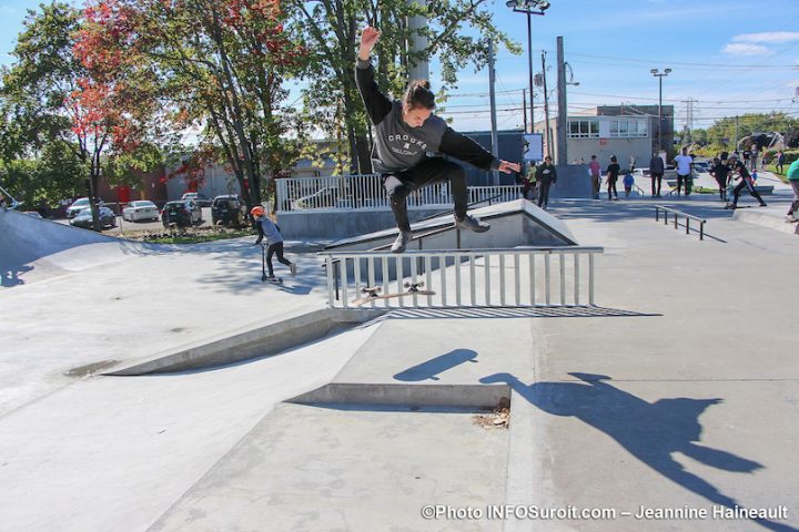 nouveau skatepark de Chateauguay inauguration 29sept2019 demonstration photo JH INFOSuroit