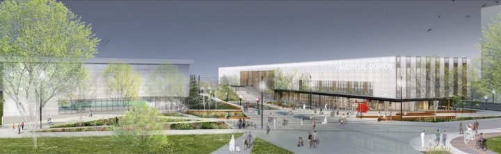 plan gagnant concours architecture pole municipal de Vaudreuil-Dorion visuel courtoisie VD