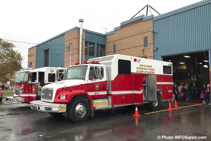 portes ouvertes caserne pompiers Valleyfield camions photo INFOSuroit