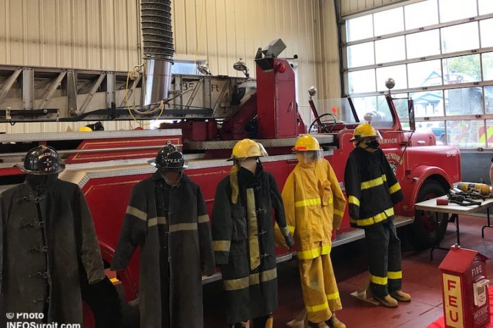 portes ouvertes caserne pompiers Valleyfield vieux equipements photo INFOSuroit