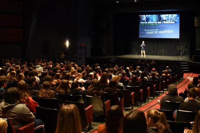 Cegep de Valleyfield Conference portes ouvertes aut2019 photo ColVal