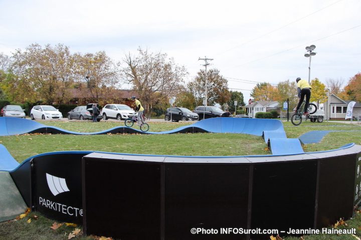 demonstration velo piste pumptrack parc Loiselle a Mercier oct2019 photo JH INFOSuroit