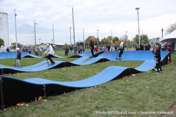 inauguration pumtrack jeunes trottinettes parc Loiselle Mercier oct2019 photo JH INFOSuroit