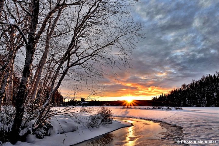 paysage hiver riviere neige photo AlainAudet via Pixabay et INFOSuroit