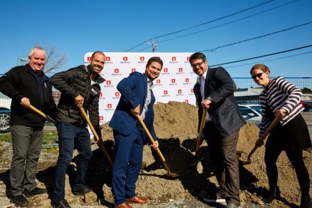 pelletee de terre pour la clinique medicale des batisseurs a Valleyfield 8oct2019 photo via HUOTCO