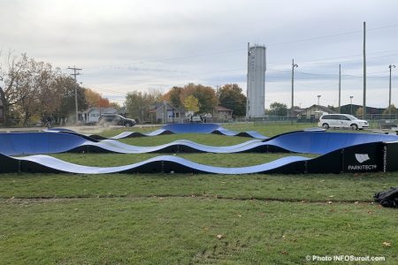 piste pumptrack au parc Loiselle a Mercier oct2019 photo INFOSuroit