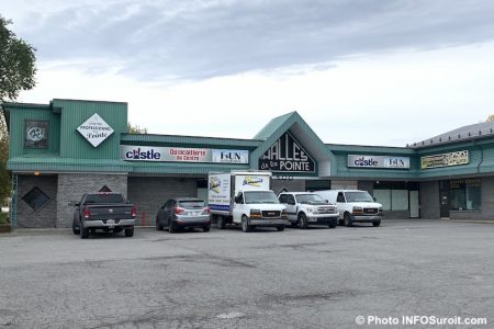 travaux en cours dans ancienne quincaillerie bientot coop Beauharnois en sante oct2019 photo INFOSuroit