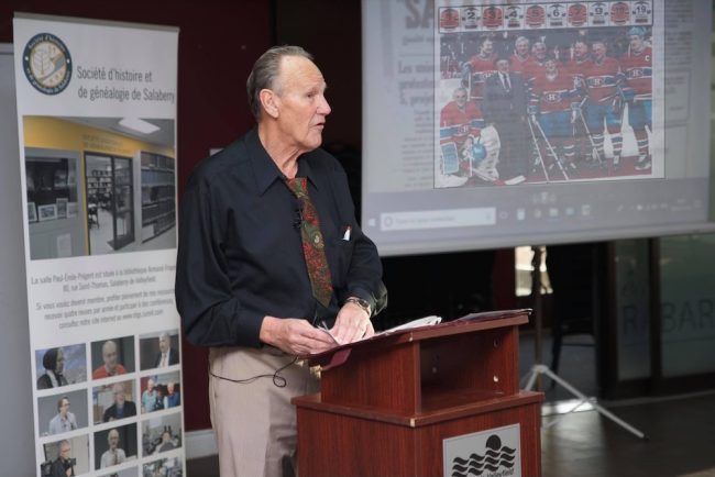 Gasto-Legault-conference-societe-histoire-genealogie-salaberry-photo courtoisie