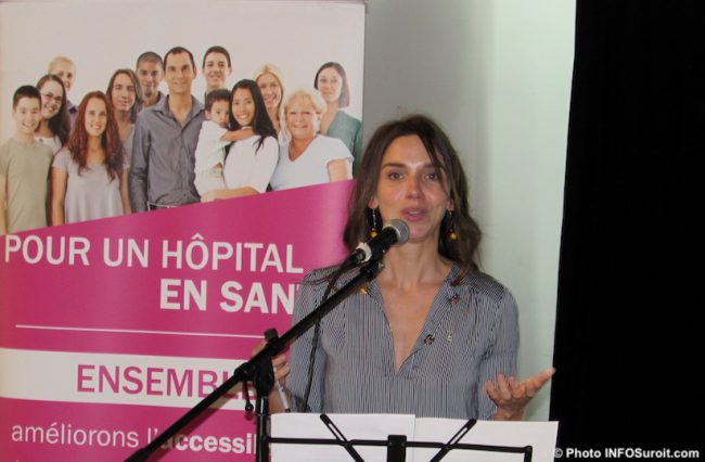 Michele_Cyr-Lemieux dg Fondation Hopital du Suroit nov2019 photo INFOSuroit