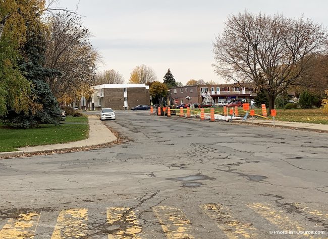 asphalte trottoir rue Gagnon Beauharnois travaux a venir oct2019 photo INFOSuroit