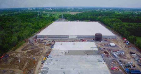 chantier TGOD Valleyfield serre cannabis bio photo via maire MiguelLemieux