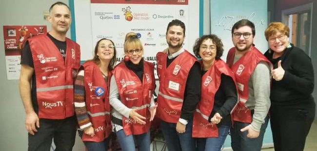 operation Nez rouge Valleyfield 2019 soiree elus benevoles avec FChenail MLemieux et CDeBellefeuille photo facebook ONR Valleyfield