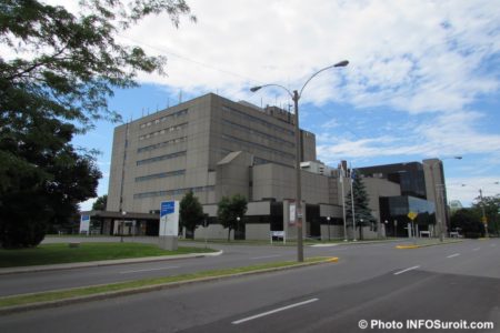 Hopital du Suroit a Salaberry-de-Valleyfield depuis rue St-Thomas photo INFOSuroit