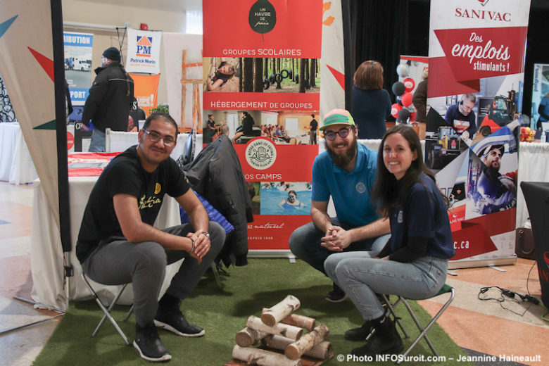 Journee Emplois Etudiants et Saisonniers VS 2020 ile-Perrot kiosques CNDF et Sanivac photo JH INFOSuroit