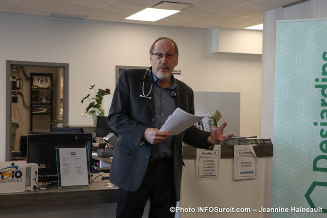 docteur Roger_Ladouceur clinique medicale coop Beauharnois en sante photo JH INFOSuroit fev20