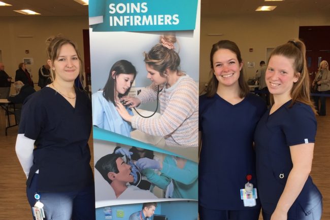 programme soins infirmiers Cegep de Valleyfield Clinique vaccination 2019 photo ColVal