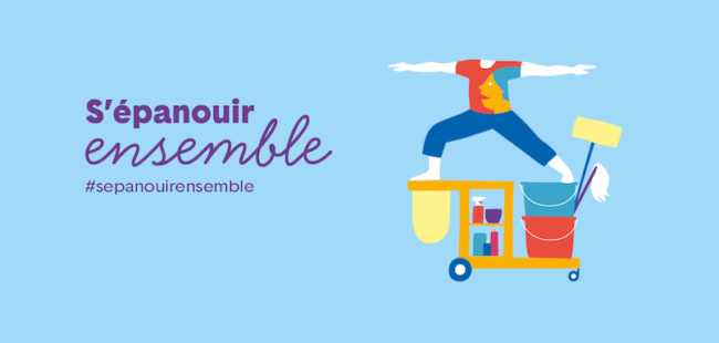 visuel campagne recrutement Sepanouirensemble courtoisie CISSSMO